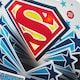 image 4 of Hallmark Musical And Light Up Father's Day Card - 3D Superman Logo