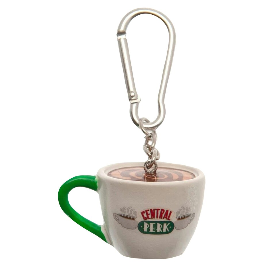 image 1 of Friends 3D Central Perk Keyring - White/Green - One Size