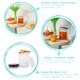 image 2 of Argon Tableware Glass Jam Jars with Lids - 380ml - Pack of 6