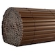image 8 of 1m x 5m Brown PVC Outdoor Garden Fencing Privacy Screen Roll | Brown | 1