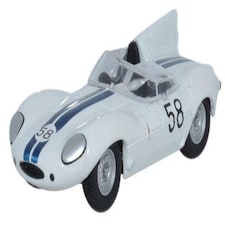 Oxford Diecast Jaguar D Type Winner Lime Rock 1957 - Walt Hansgen