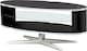 image 8 of MDA Designs Orbit 1100BB Gloss Black TV Stand with Gloss Black Elliptic Sides for Flat Screen TVs up to 55" | Black | 1
