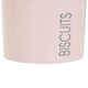 image 5 of Interiors By Premier Functional Design Light Pink Biscuit Canister, Chic Design Metal Canister, Durable Stainless Steel Canister
