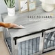 image 8 of PawHut Dog Crate Furniture with Removable Cushion for Large Dogs - Grey