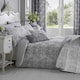 image 1 of Homescapes Grey French Toile Patterned Duvet Cover Set - King | Grey | King