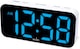 image 5 of Acctim Jaxon White Digital Alarm Clock, LED Colour Changing Display, USB-C Mains Powered, USB-C Charging Port