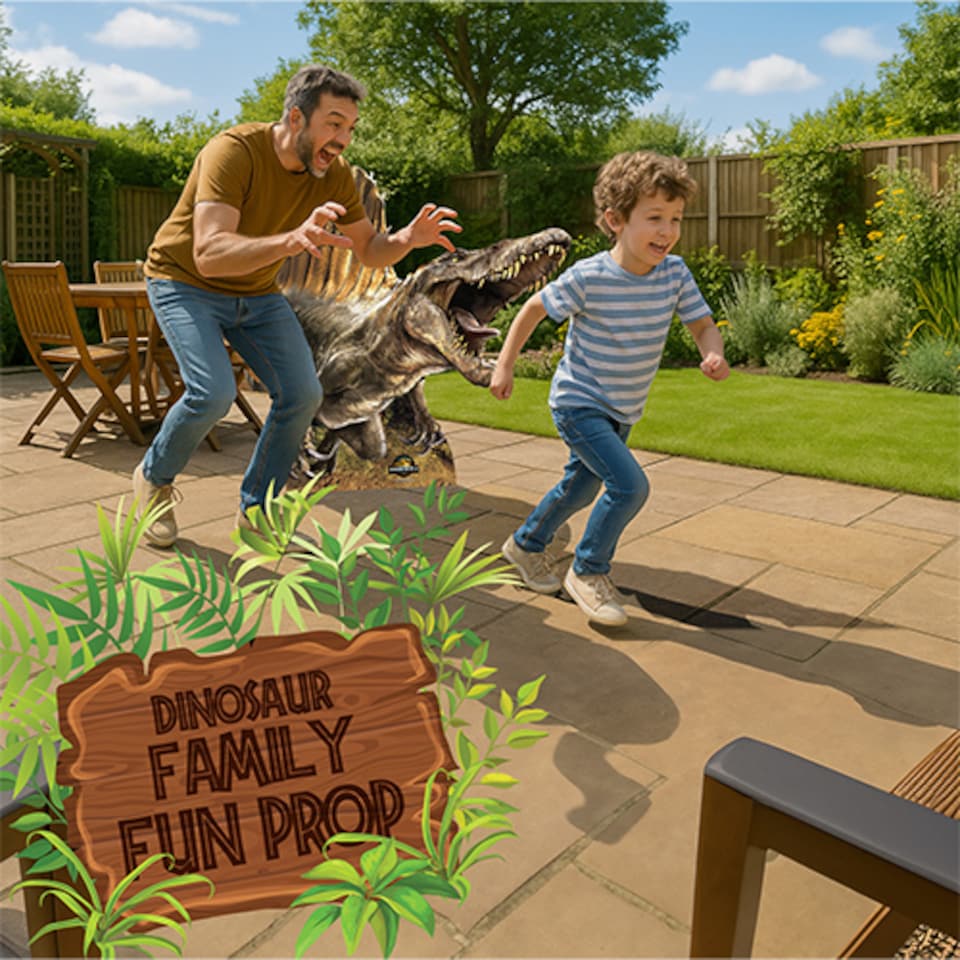 image 1 of Spinosaurus Dinosaur Jurassic World Rebirth Lifesize Cardboard Cutout 120cm