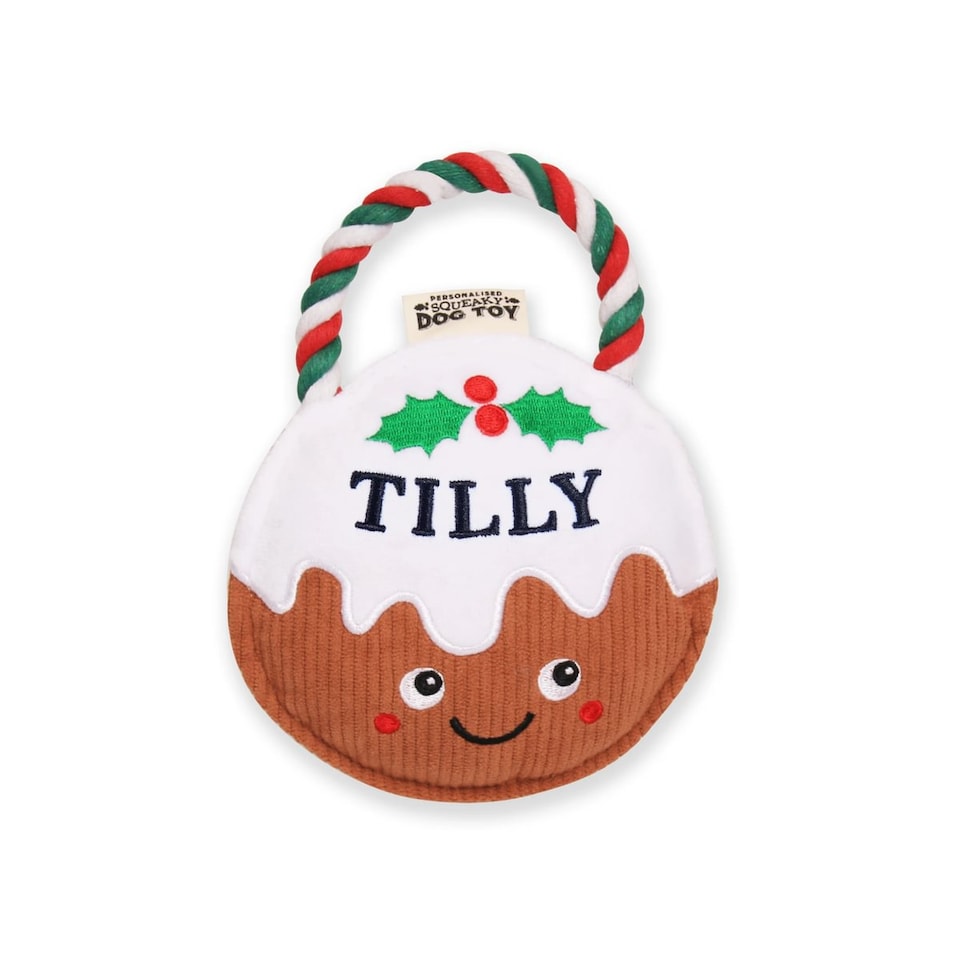 image 1 of Pre-personalised Christmas Dog Toy Gift - Over 80 Titles - Tilly
