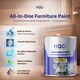 image 4 of HQC Furniture Paint - Quick Dry, Durable & Scratch Resistant - Baby Pink - 1L
