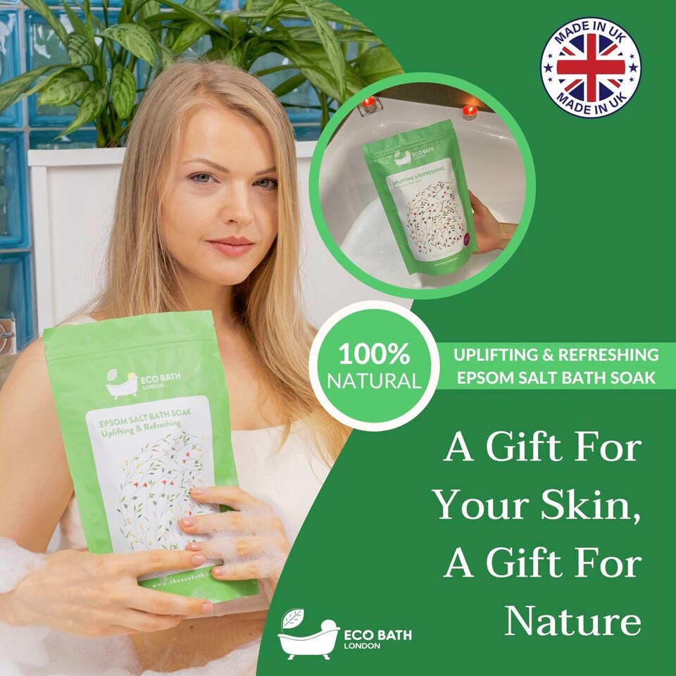 image 1 of Uplifting & Refreshing Epsom Salt Bath Soak