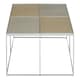 image 2 of Interiors by Premier Black Marble‑Effect Round Coffee Table With Gold Base, Luxe Marbled Glass Top In Gold Pedestal Design Silver