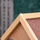 image 7 of PawHut Wooden Bird Feeder w/ Cross-shaped Support Feet Weather Resistant Roof