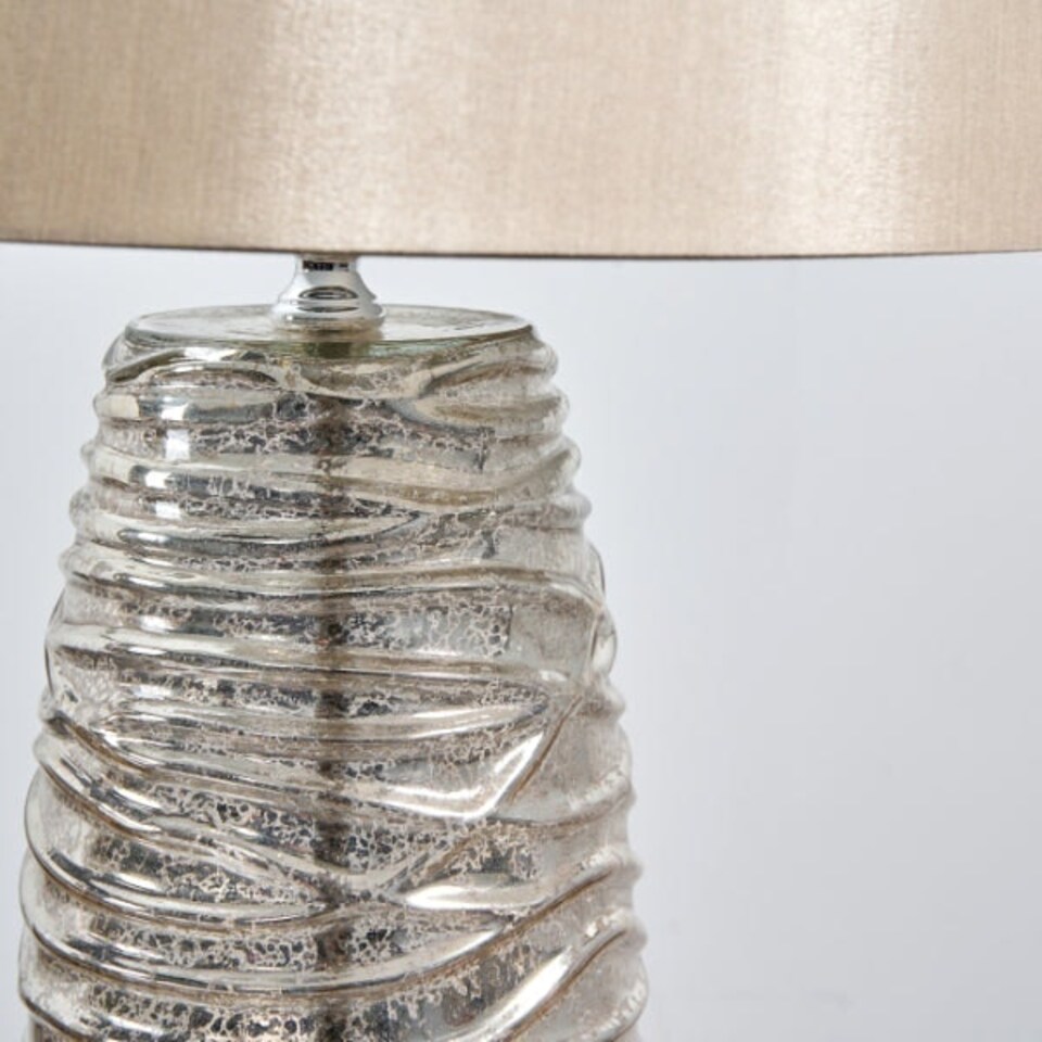 image 1 of Lorena Mercury Glass Table Lamp