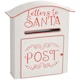 image 6 of HOMCOM Christmas Post Box Wall Mounted Santa Mailbox for Xmas Decoration