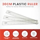 image 2 of Shatter Resistant 30cm Plastic Ruler by Janrax