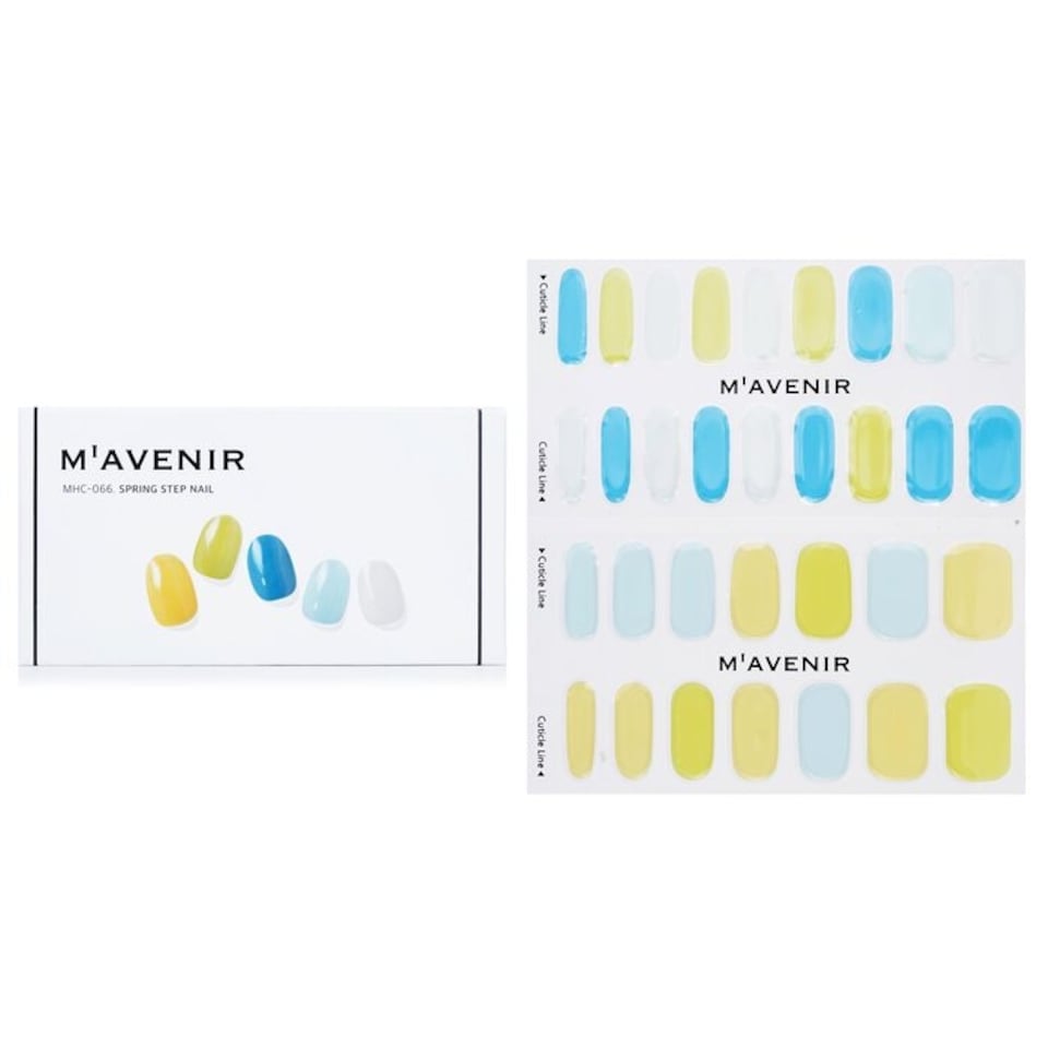 image 1 of Nail Sticker (assorted Colour) - # Spring Step Nail - 32pcs Multi