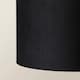 image 5 of ValueLights Reni Medium Black Velvet Gold Inner Lamp Shade | Black