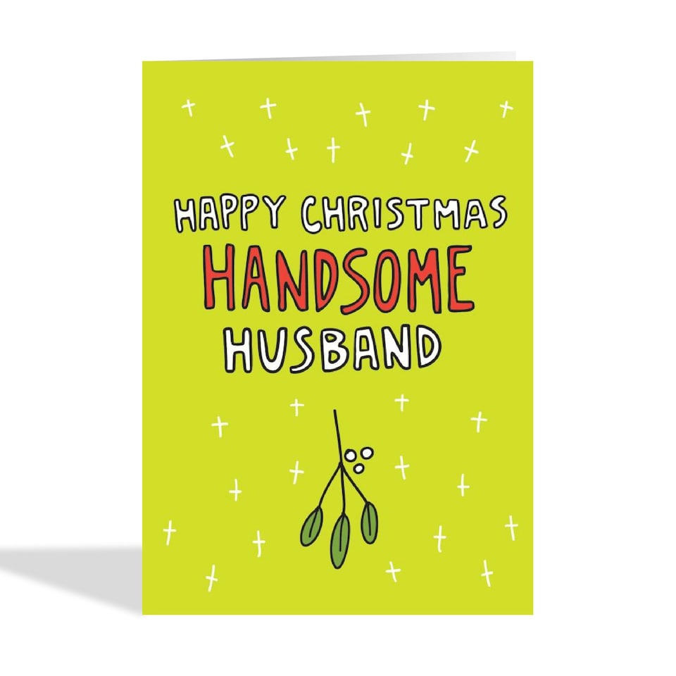 image 1 of Happy Christmas Husband Card