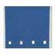 image 1 of 150cm Blue Square Eyelet Edge Roller Blind | Blue | Blue