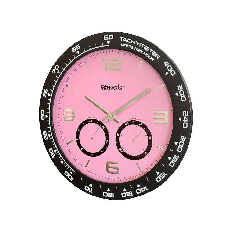 image 1 of Kmok 40 cm Indoor Silent Wall Clock