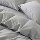 image 6 of Touch Of Linen - Ice Blue - Duvet Cover Set (Includes 2 Pillowcases - 1 For Single) Blue | Ice Blue | Double