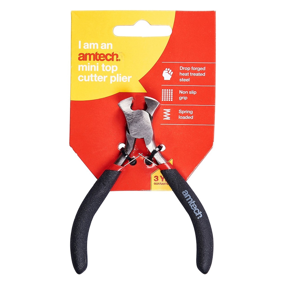 Amtech Mini Top Cutter Plier With Spring | Multi | One Colour | One ...