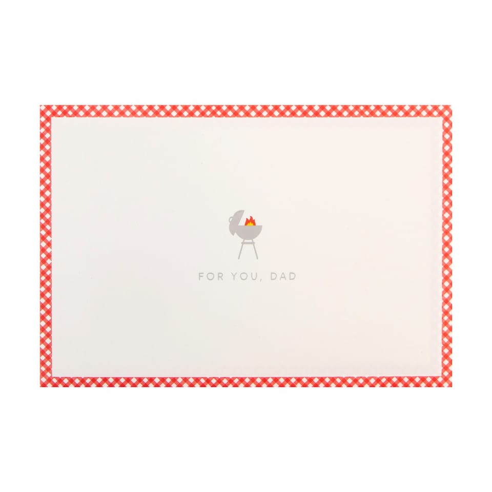 image 1 of Hallmark Father's Day Card For Dad - 3D Pop-Up Barbeque Design