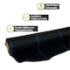 image 2 of Pegdev Polywoven Groundcover Fabric 1m Width Weed Control Tear-Resistant Permeable 45m
