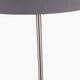 image 5 of Brushed Silver and Steel Grey Floor Lamp