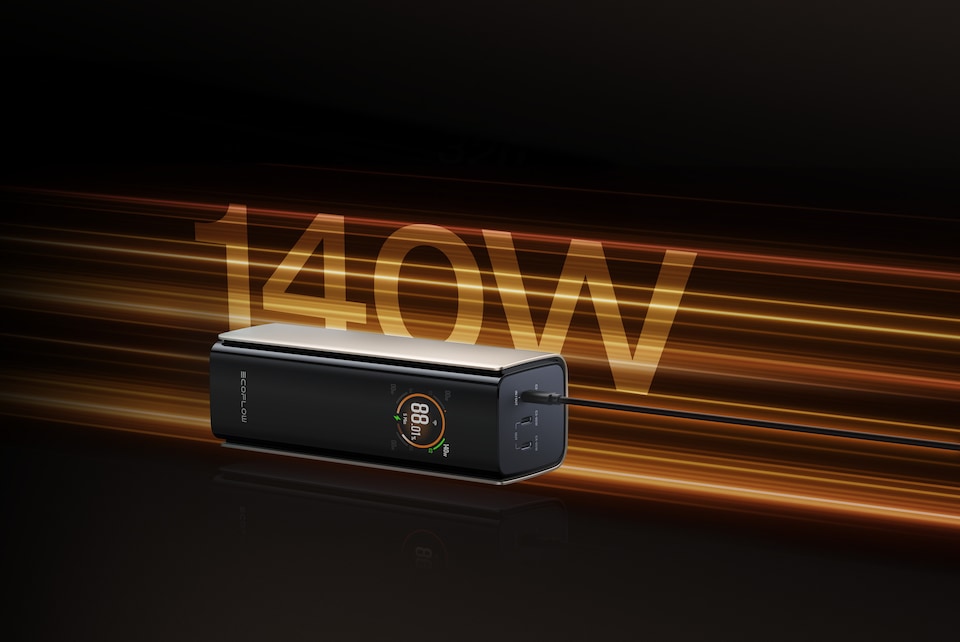 image 1 of EcoFlow Rapid Pro 27K power bank with 27000mAh capacity and 230w peak output