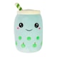 image 4 of Boba Tea Soft Toy White Bubble Tea Plush Pillow, Cute Soft 1 X Apple 25cm