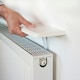 image 7 of Greenhurst White Radiator Shelves – Easy Fit Design with No Drilling, Available in 60cm, 91cm & 115cm Sizes White | 115.5