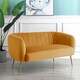 image 4 of Matilda 2 Seat Sofa Yellow