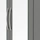 image 4 of Nevada 3 Door 2 Drawer Mirrored Wardrobe Grey | 3D Effect Grey