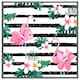 image 3 of Floral flamingos (Picutre Frame) Black | L