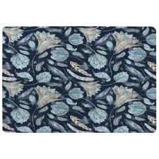 Boho Chic Indigo Pattern (Rug) Blue | Large: 140x200cm