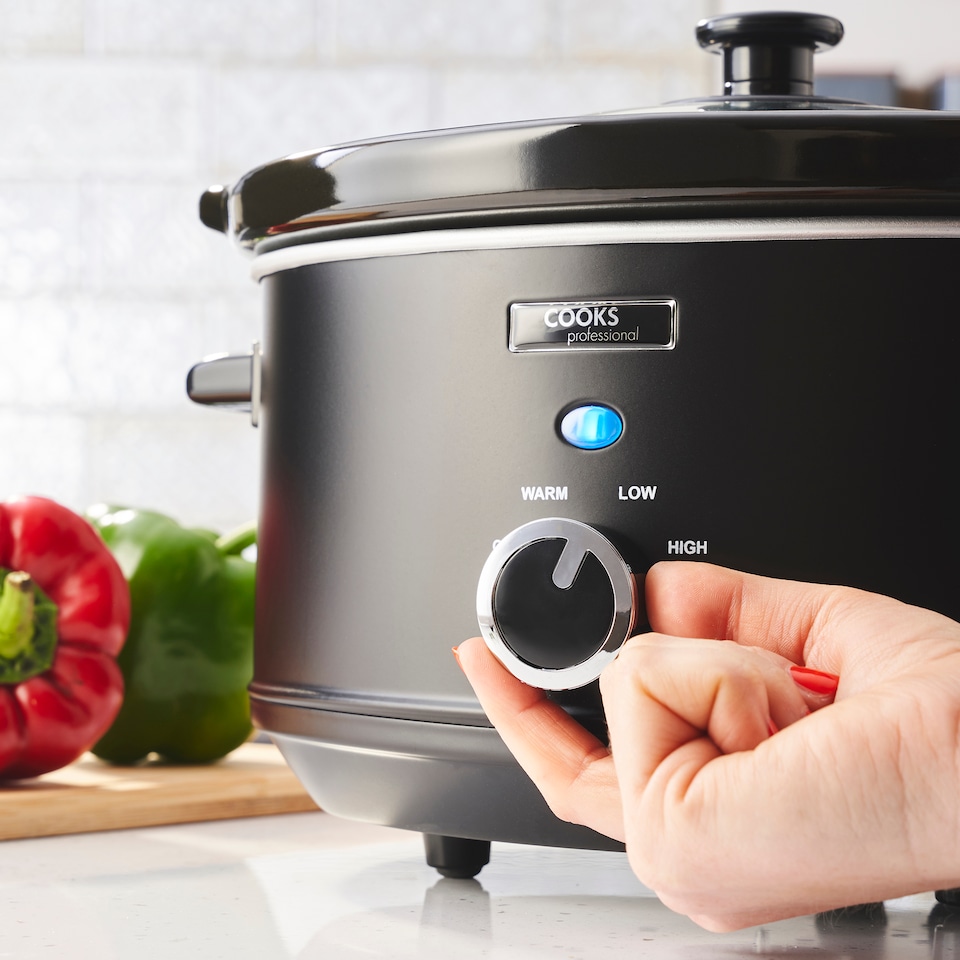 image 1 of Cooks Professional 3.5L Slow Cooker with Lid, Removable Bowl & 3 Heat Settings