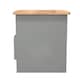 image 3 of Albert Bottom Drawer Lamp Table in Dusk Grey & Riviera Oak (Ready Assembled) | Grey | Dusk Grey & Riviera Oak