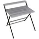 image 1 of Vida Designs Brooklyn Foldable Computer Desk Home Office Workstation, Grey