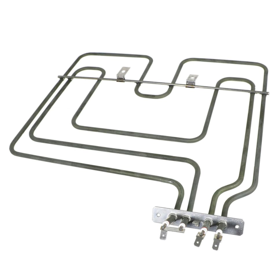 image 1 of SPARES2GO Heating Element for Flavel FTCC60S FTCC60W Oven Grill (2200w, 230v)