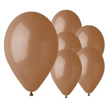 Mocha Brown Bio Latex Balloons 33cm / 13 in - Pack of 10
