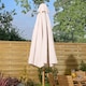 image 3 of Rowlinson Ashdown Wooden Parasol - 2.2M N/A | Natural