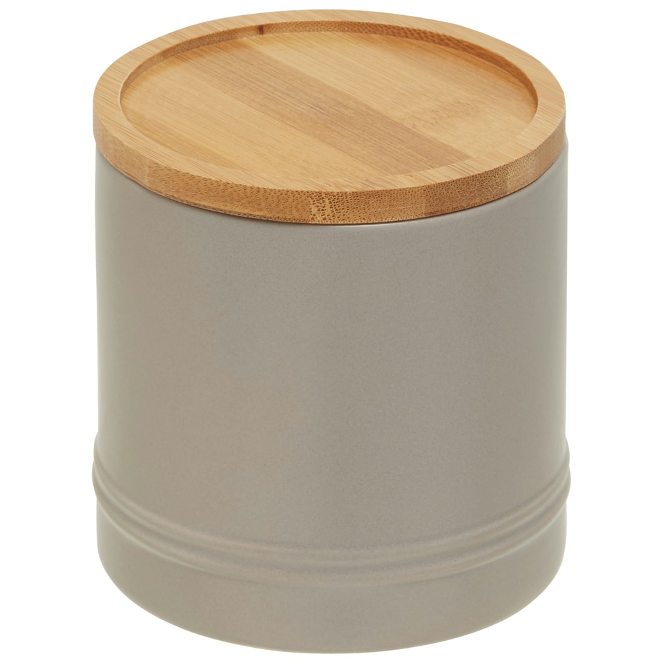 image 1 of Maison by Premier Fenwick Medium Grey Storage Canister