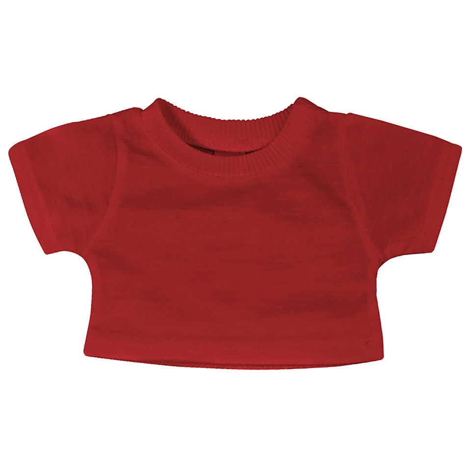 image 1 of Mumbles Teddy Bear T-Shirt Accessory - Red - M
