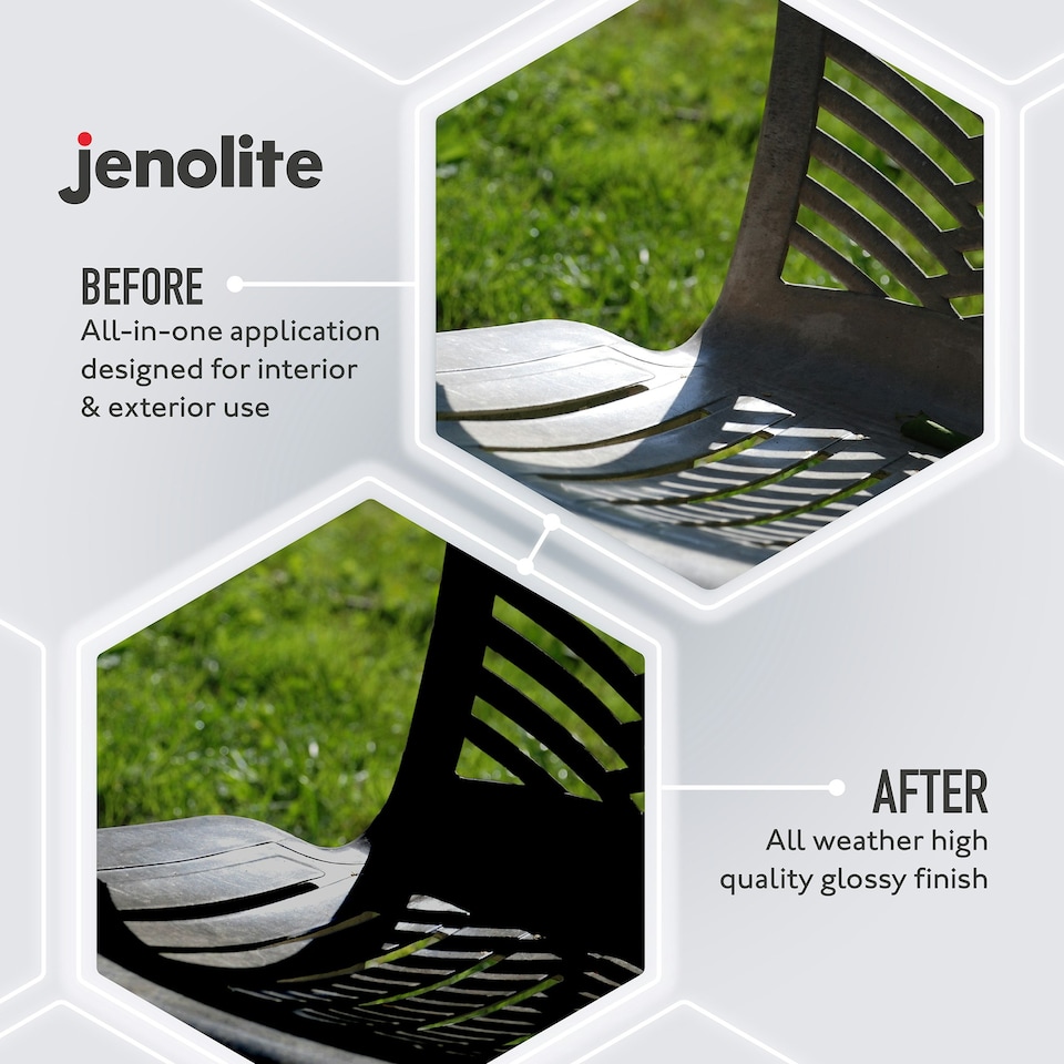 image 1 of Jenolite Directoplast Multi-Surface Paint - Black Gloss - 400ml Spray Can
