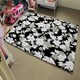 image 4 of Grey, White & Black Flowers (Rug) Grey | XL: 160x230cm