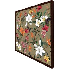Selection of flowers (Picture Frame) Brown | M