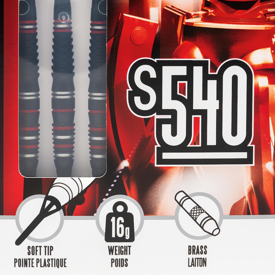 image 1 of Decathlon S540 Soft Tip Darts Tri-Pack