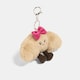 image 7 of OHS Sweetie Pie Bag Charm Keyring Soft Fleece Keychain
