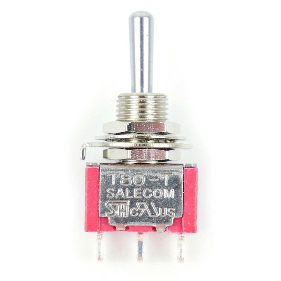 image 1 of Gaugemaster Electric SPDT Centre Off Mini Toggle Switch